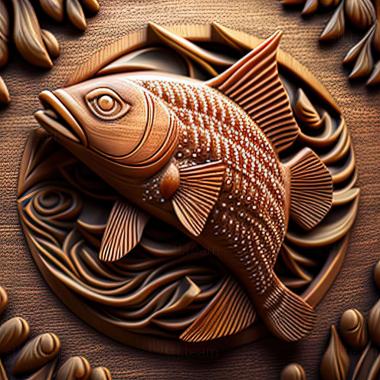 3D модель Риба сабао (STL)